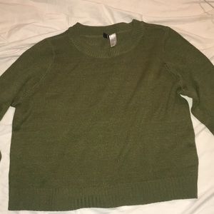 Olive green sweater